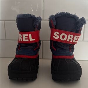 Sorel Kids' Boots - Navy and Red
